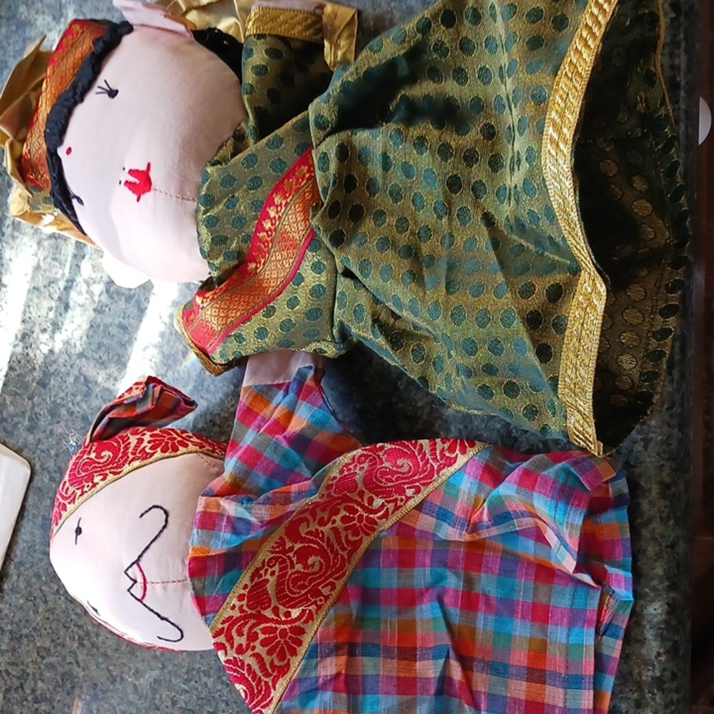 2 Hand Puppets  NWT India